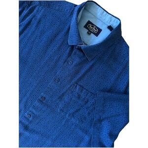 Nat Nast Silk‎ Blend Short Sleeve Shirt Size XXL